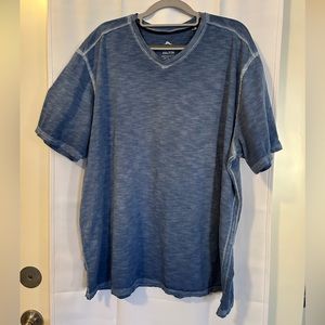 Tommy Bahama v neck puma cotton t-shirt blue XXL